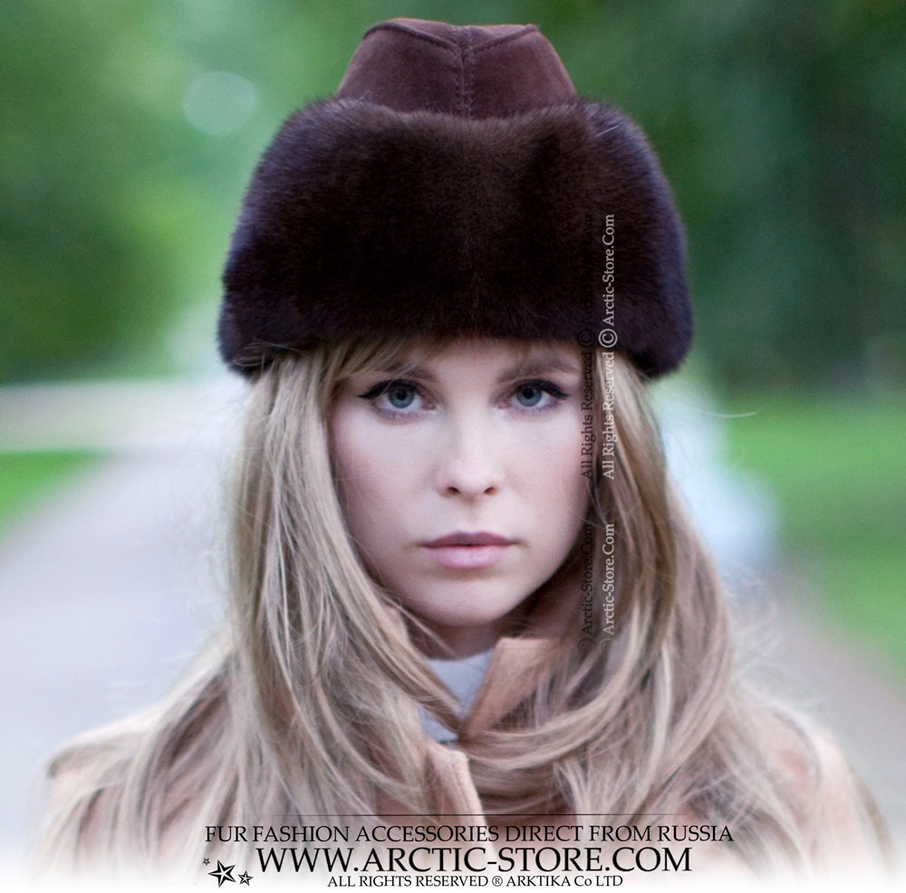 Ambassador hat, Mahogany mink