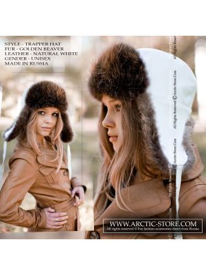Glacier Wear Beaver Fur Free Trapper Hat