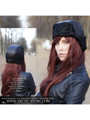 Brcus Women Russian Ushanka Trapper Pilot Aviator Cap Winter Windproof Ski  Hat Black at  Women’s Clothing store