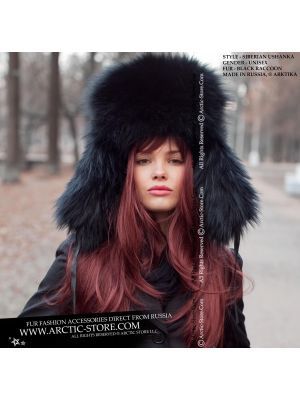 Accessoires Hoeden & petten Wintermutsen Silver Fox Fur Hat Heren hoed Womens Fur Hood Trapper Hat Ushanka Russische Hoeden Winter 