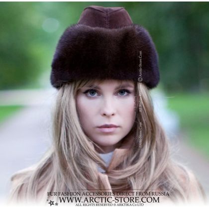 Ambassador hat, Mahogany mink