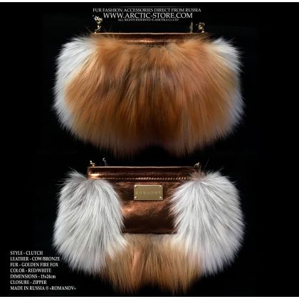 Romanov Gold Fox Fur Clutch – Collector’s Edition