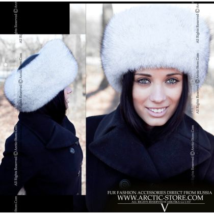 Roller fur hat, Polar fox