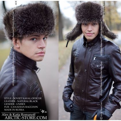 Naval Officer Fur Hat · Canadian Raccoon