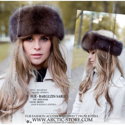 Roller fur hat, Barguzin Sable