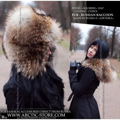 "Squirrel" Hat, Russian Raccoon