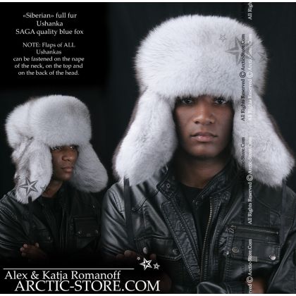 Siberian ushanka, polar fox