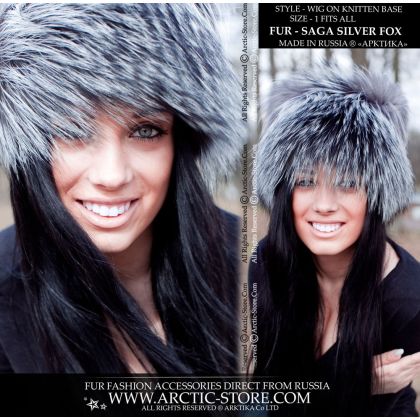 Wig - "Kazachok" Silver fox