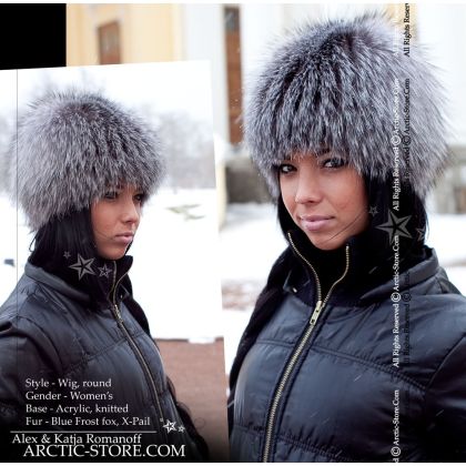 Fur wig, Blue Frost fox