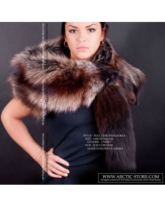 L’Or Noir Fox Fur Collar – Full Pelt Taxidermy Wrap