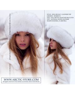 Roller fur hat, Polar fox