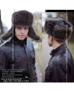 Naval Officer Fur Hat · Canadian Raccoon