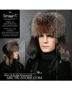 MEN’S TRAPPER HAT · CARDINAL FOX · LEATHER