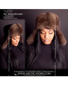 Trapper Hat · Sable Fur · Suede Top