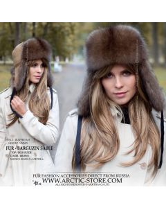 Trapper Hat · Sable Fur · Deerskin Top