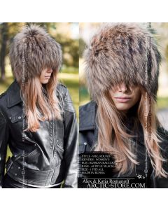 Fur wig, raccoon