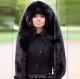 Long fur collar 63 inches - black fox / arctic-store