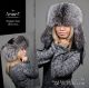 Fur hat for women - silver fox / arctic-store
