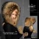 Eskimo fur hat - Russian raccoon hood - arctic store