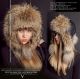 fur hat with flaps - russian raccoon chapka - arctic-store