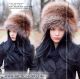 Luxury fur hat - silver fox l'or noir - arctic-store