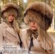 russian raccoon hat - luxe fur hat for women - arctic store