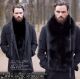 Men's Long Fur Boa - Black Fox Stole - arctic-store