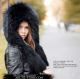 Black hat with tails - fur raccoon hood / arctic-store