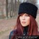 black karakul fur hat leather top women