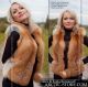 Red fox vest - women's fur jacket / arctic-store