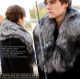 silver fox pelerine - men's fur collar / arctic-store