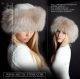 Roller fur hat - amber frost fox / arctic-store