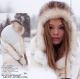 Trapper women's hat - white raccoon fur / arctic-store