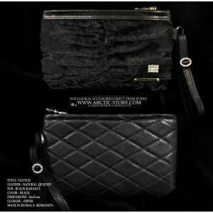 black karakul fur bag - evening astrakhan clutch