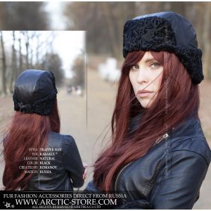 Trapper Astrakhan hat -  Karakul fur ushanka / arctic-store