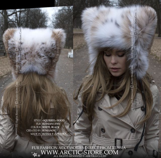 &quot;Squirrel&quot; Hat, Russian Lynx