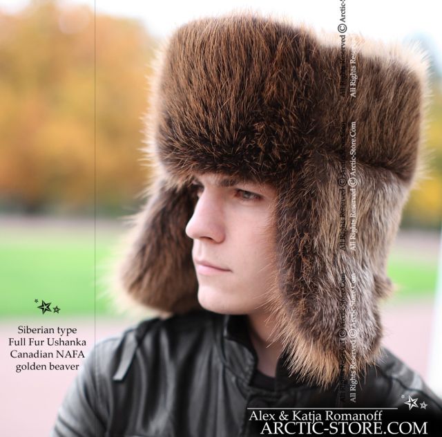 Siberian ushanka, Golden beaver