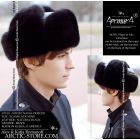 Naval Officer Fur Hat · Black Mink