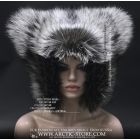 Luxurious Teddy Hood - Silver Fox Designer Hat