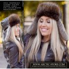 WOMEN’S TRAPPER HAT · BEAVER FUR · LEATHER