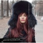 Siberian ushanka, Black raccoon