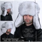Siberian ushanka, polar fox