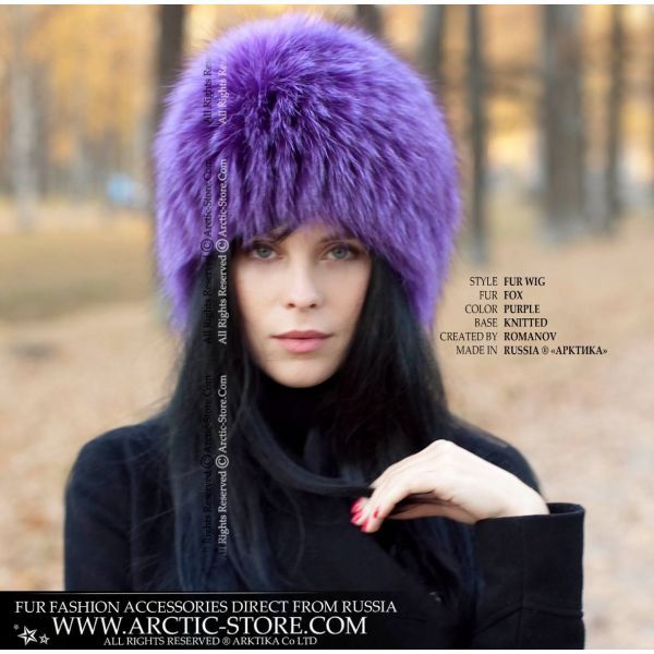 WIG RACCOON FOX Fur Beanie Knitten Hat Cap Winter Women Lady Girl Fashion 