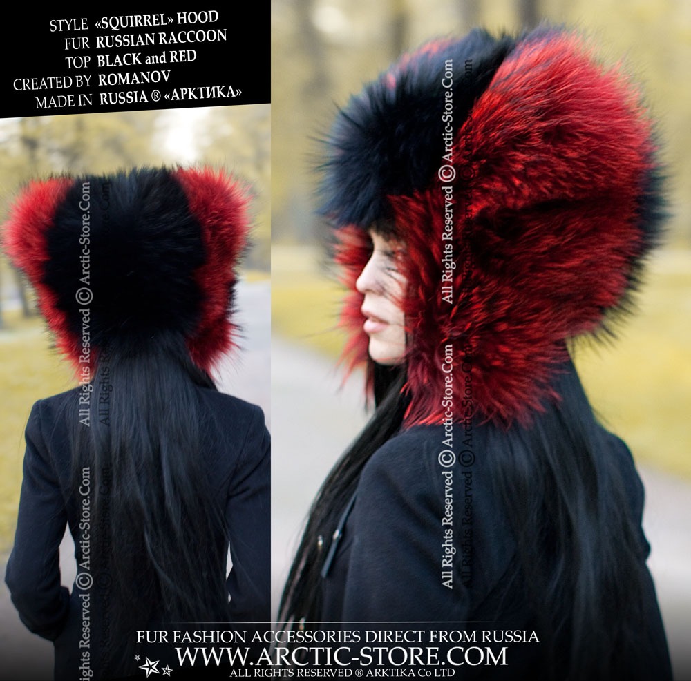 &quot;Squirrel&quot; Hat, Multicolor Raccoon
